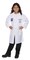 The Costume Center White Rocket Scientist Lab Coat Unisex Child Halloween Costume Accessory - Small